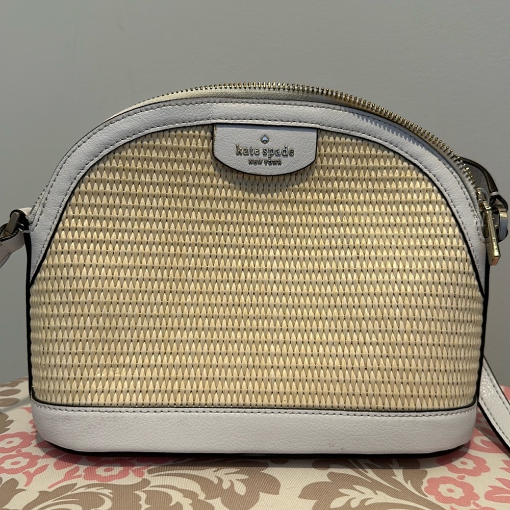 Kate spade straw purse